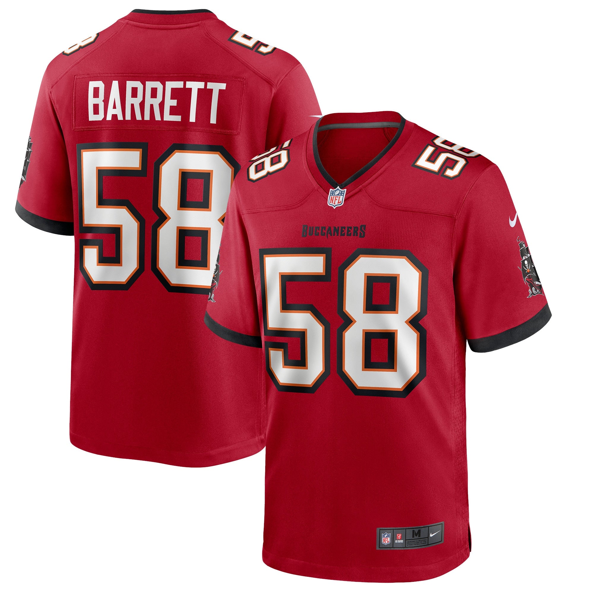 Shaquil Barrett Tampa Bay Buccaneers Nike Game Jersey   Red