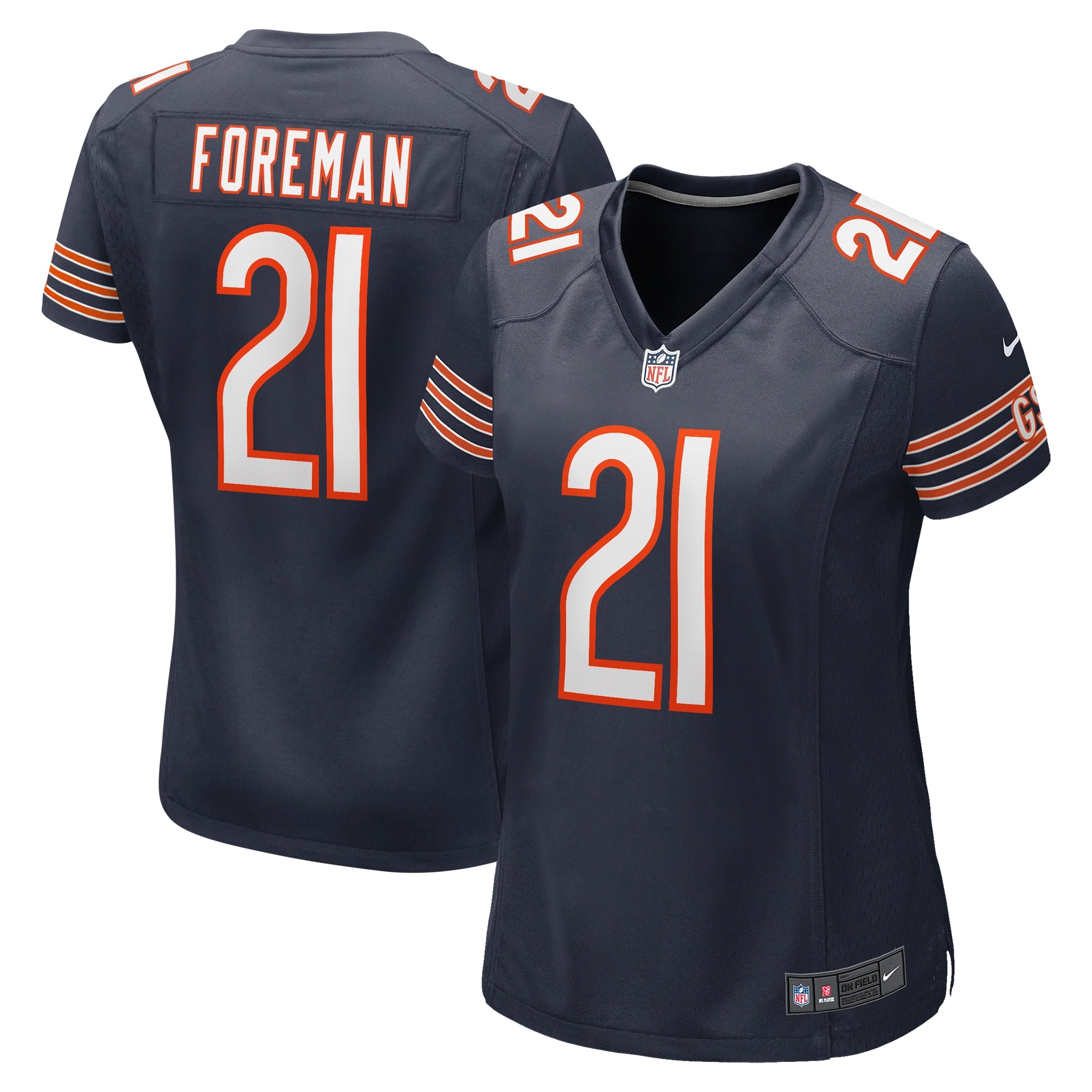 D Onta Foreman Chicago Bears Nike Women s Game Jersey   Navy