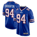 Men s Nike Cortez Broughton Royal Buffalo Bills Home Game Player Jersey