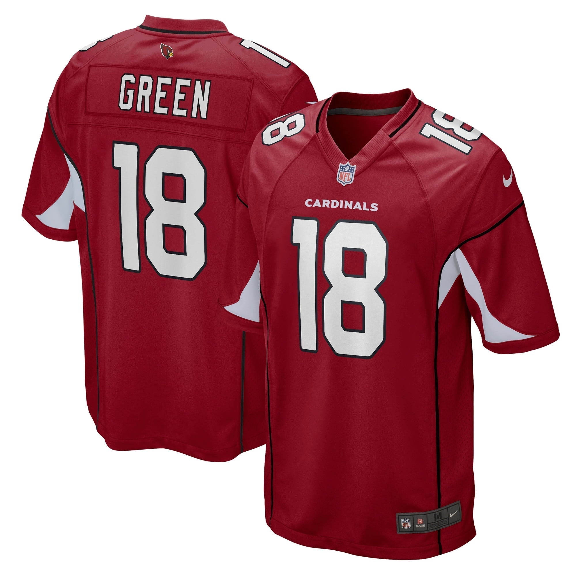Men s Nike A.J. Green Cardinal Arizona Cardinals Game Player Jersey