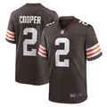 Men s Nike Amari Cooper Brown Cleveland Browns Player Game Jersey