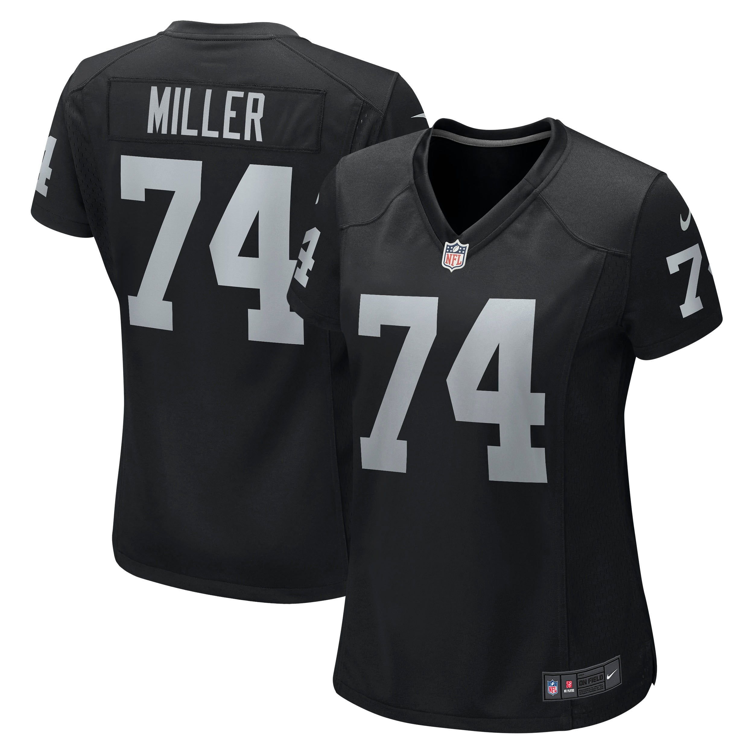 Kolton Miller Las Vegas Raiders Nike Women s Game Jersey   Black