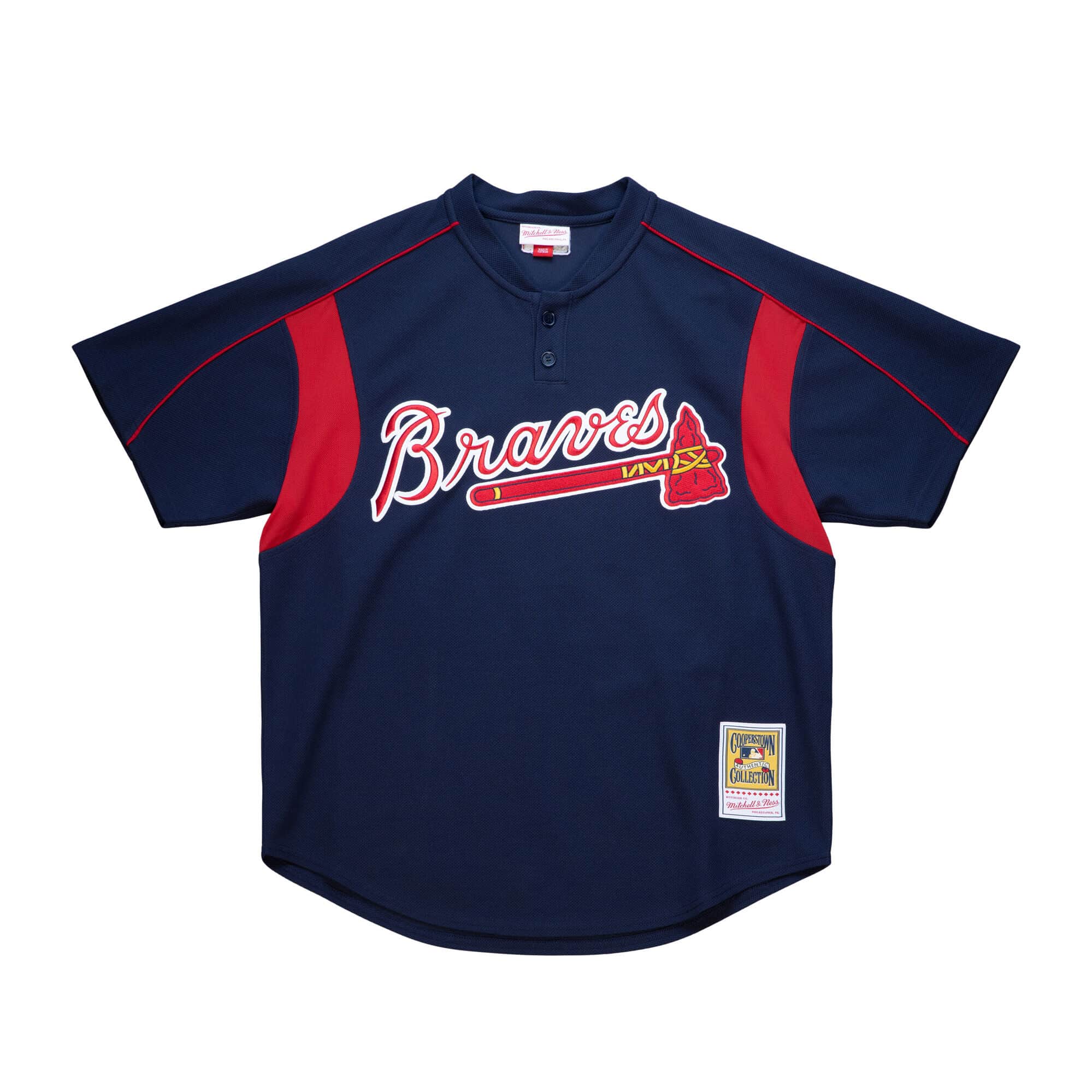 Authentic John Smoltz Atlanta Braves 2003 BP Jersey