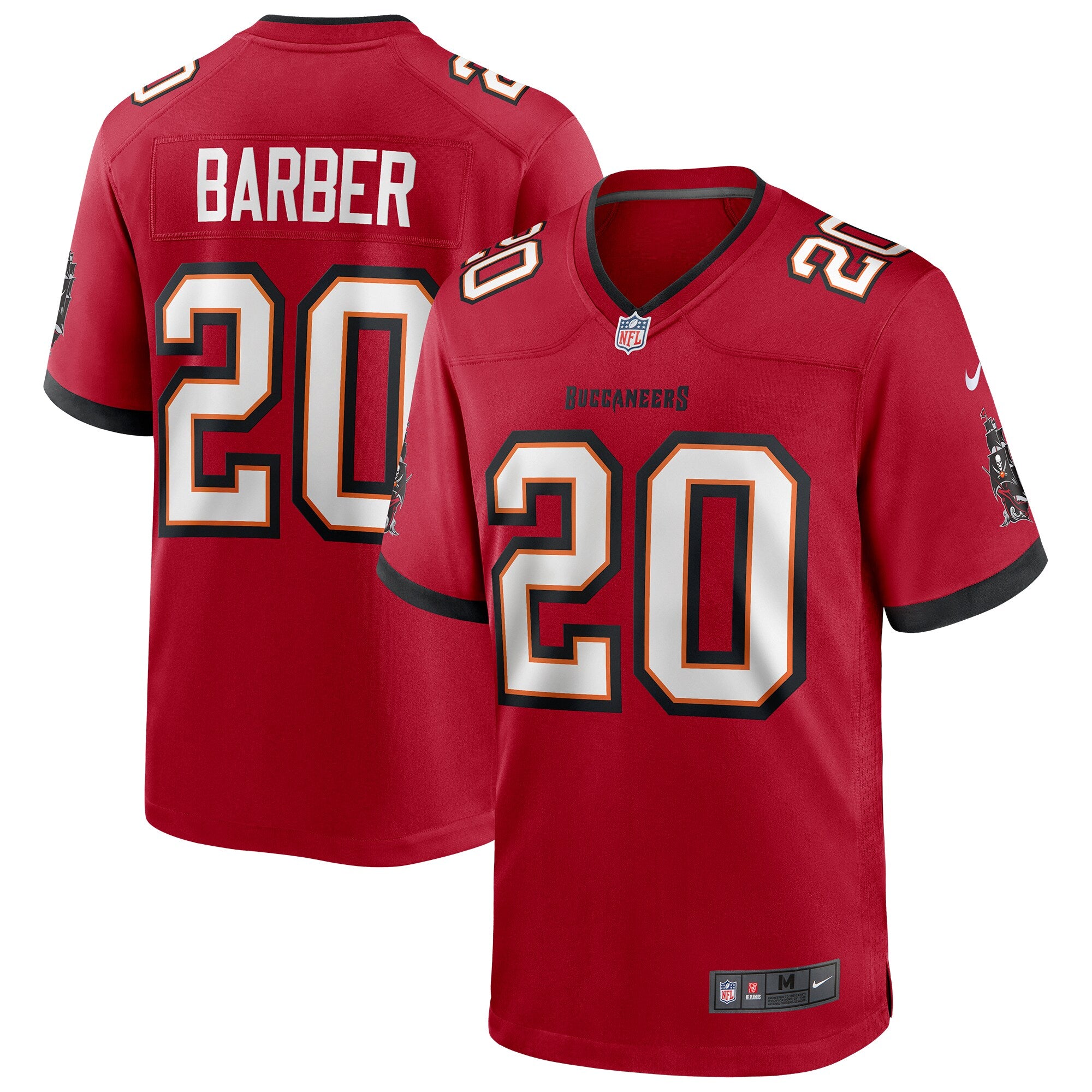 Ronde Barber Tampa Bay Buccaneers Nike Game Retired Player Jersey   Red
