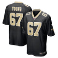 Landon Young New Orleans Saints Nike Game Jersey   Black