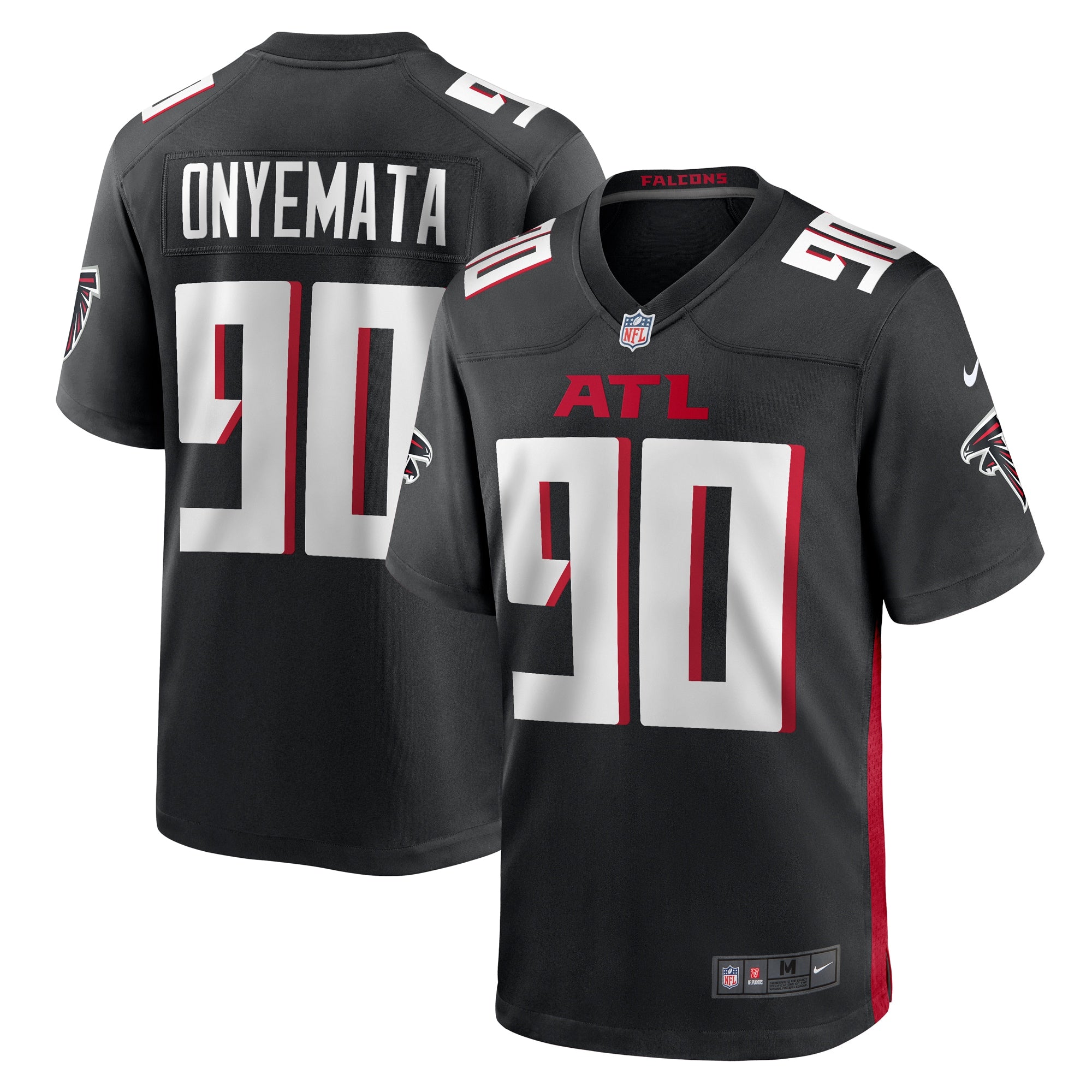 David Onyemata Atlanta Falcons Nike Game Player Jersey   Black