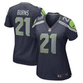 Women s Nike Artie Burns College Navy Seattle Seahawks Game Player Jersey