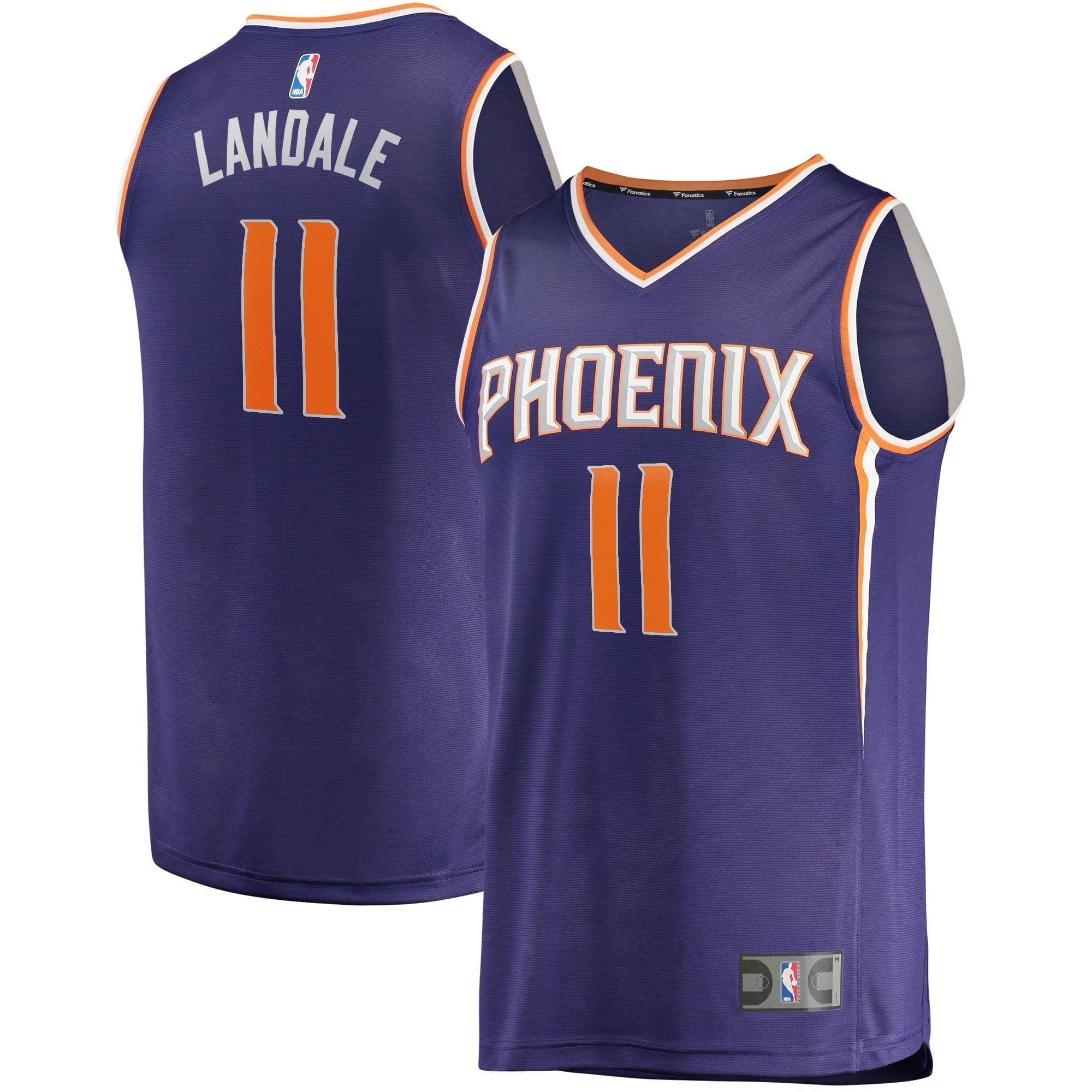 Men's Fanatics Branded Jock Landale Purple Phoenix Suns Fast Break Replica Jersey - Icon Edition