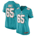Women s Nike Robert Jones Aqua Miami Dolphins Game Jersey