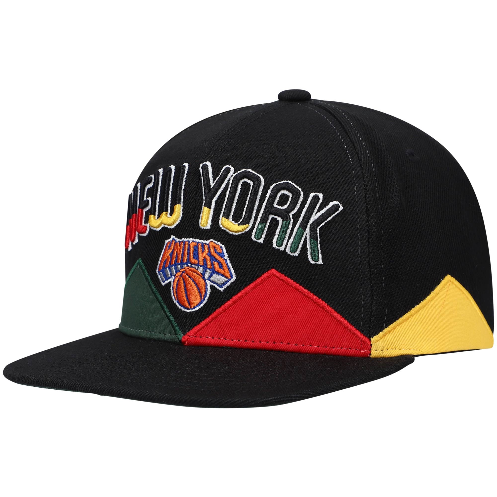 New York Knicks Mitchell & Ness Black History Month Snapback Hat - Black