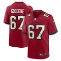 Luke Goedeke Tampa Bay Buccaneers Nike Game Player Jersey   Red