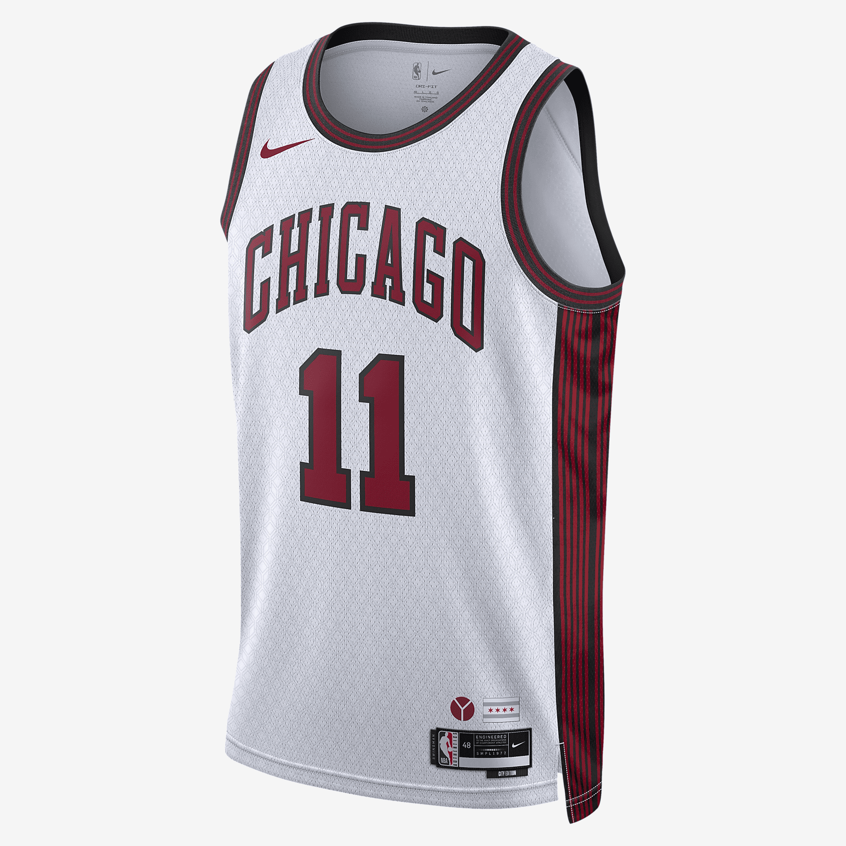 Demar Derozan Chicago Bulls City Edition Nike Dri-FIT NBA Swingman Jersey - White
