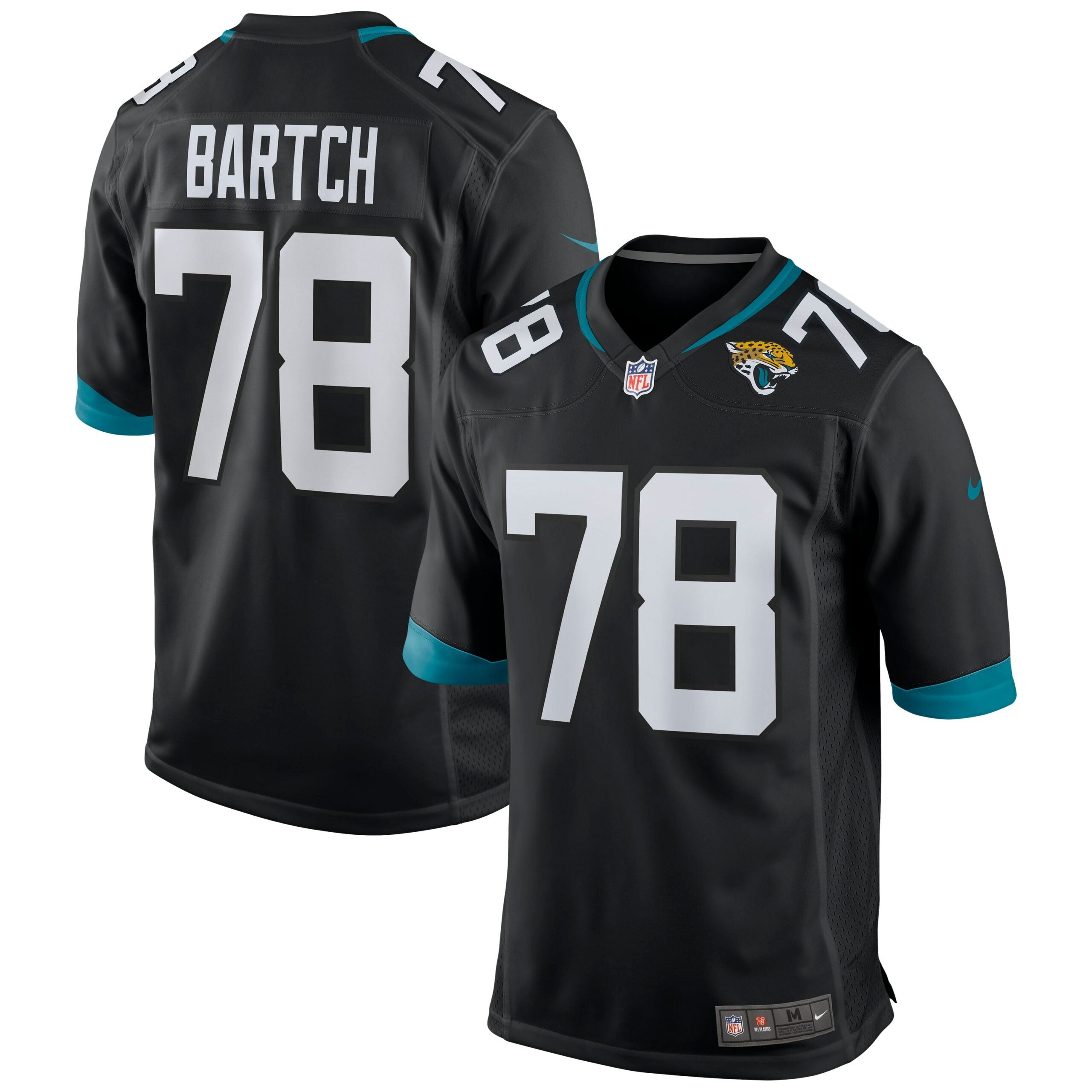 Ben Bartch Jacksonville Jaguars Nike Game Jersey   Black