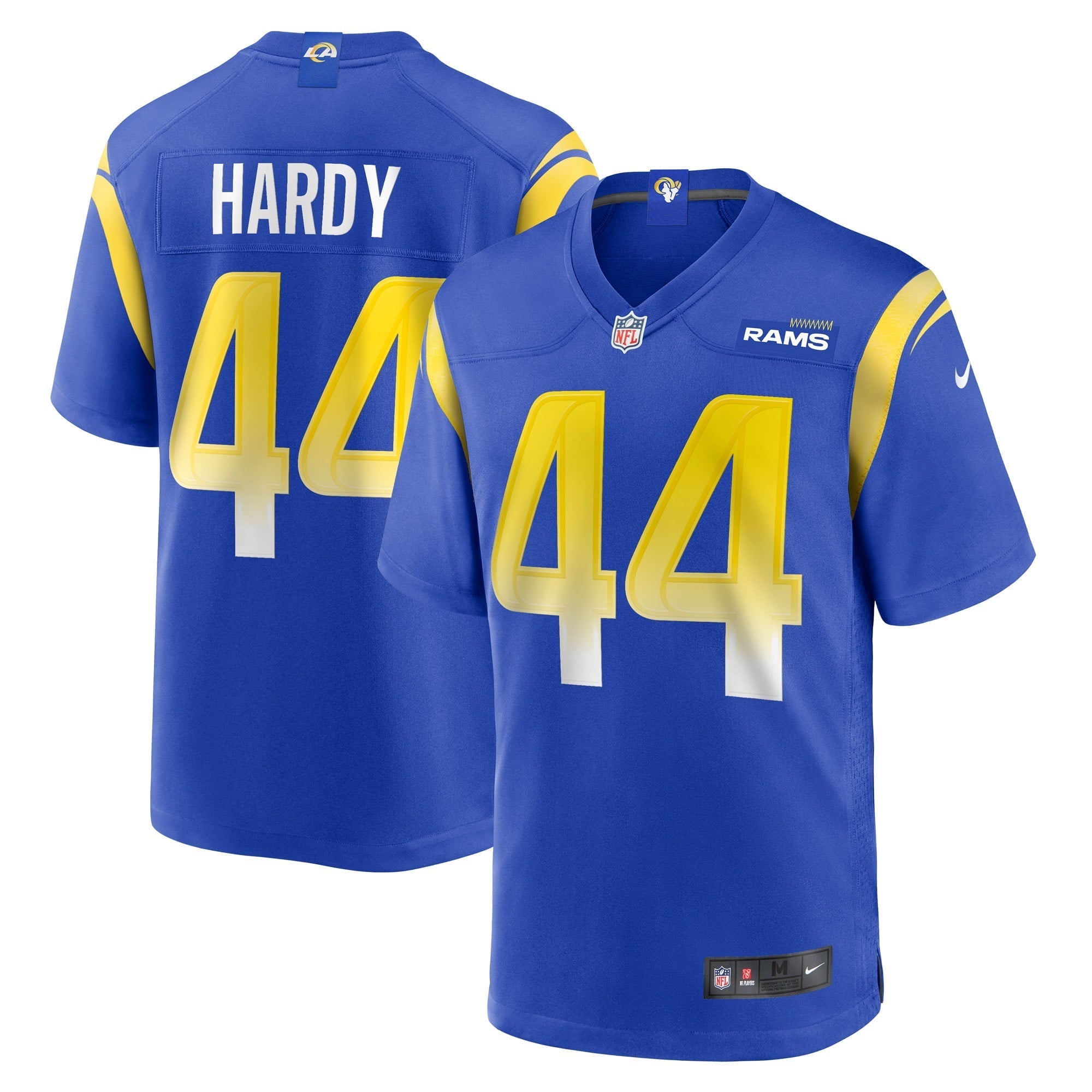 Men s Nike Daniel Hardy Royal Los Angeles Rams Game Player Jersey