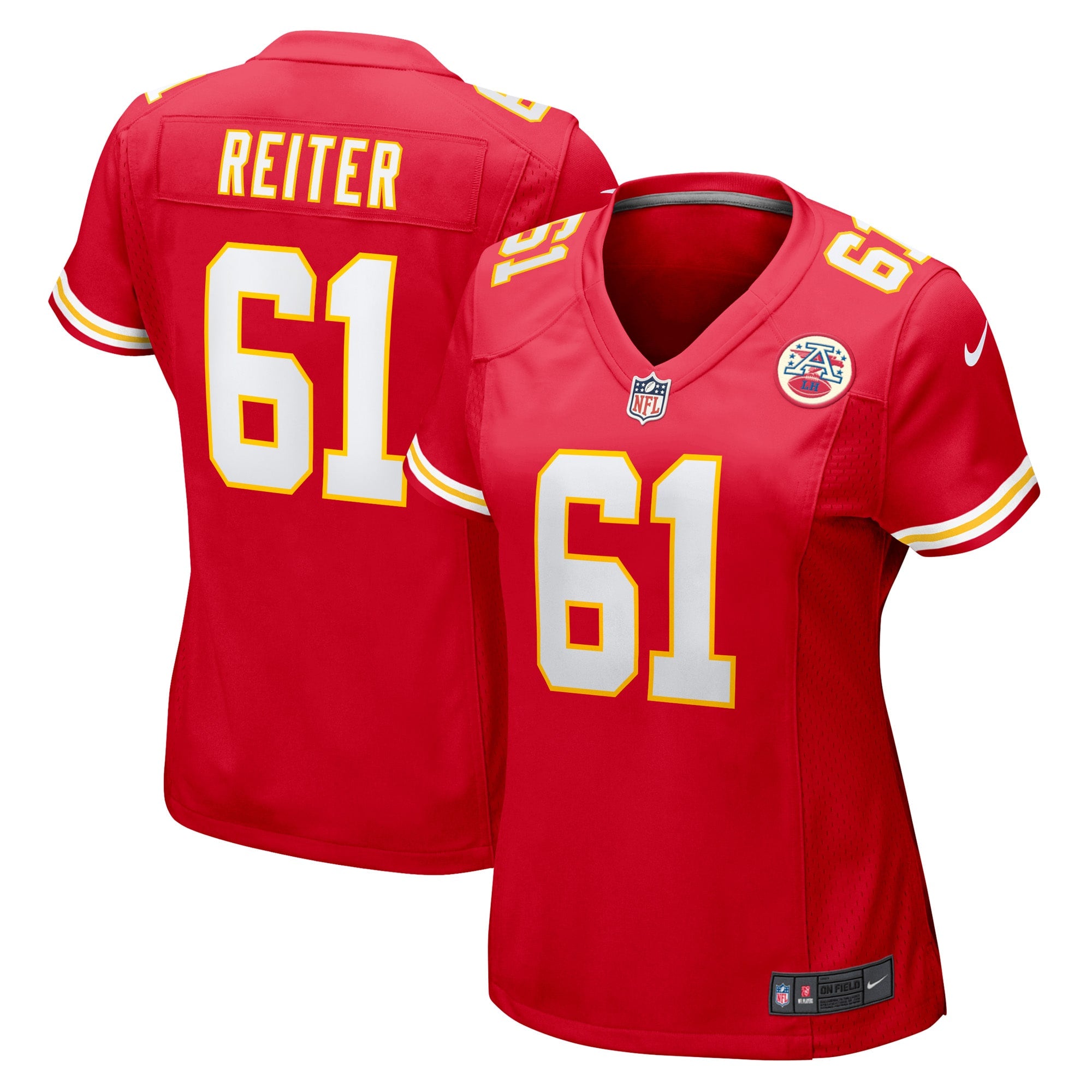 Austin Reiter Kansas City Chiefs Nike Women s Game Player Jersey   Red