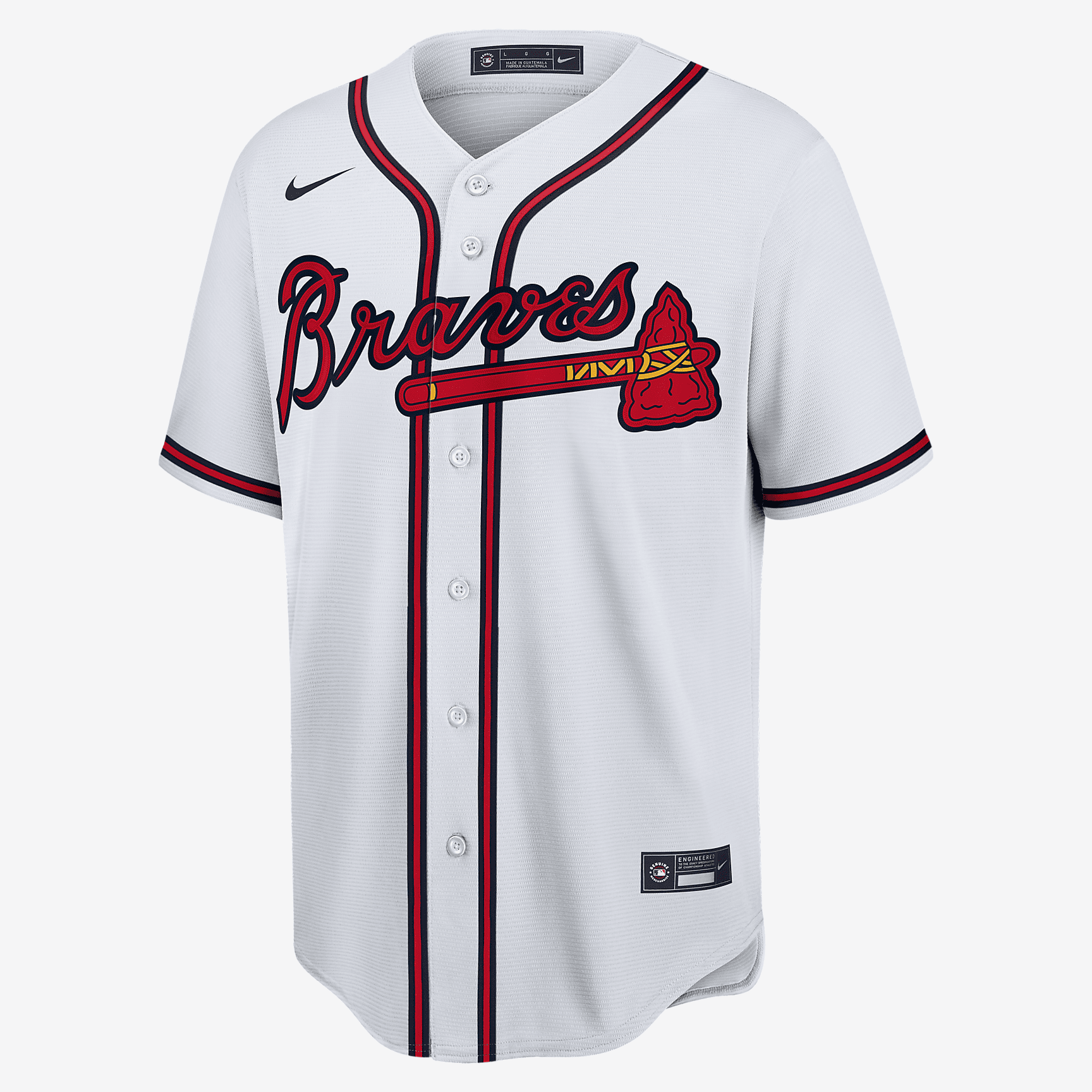 MLB Atlanta Braves (Ronald Acu?a Jr.) Men's Replica Baseball Jersey - White