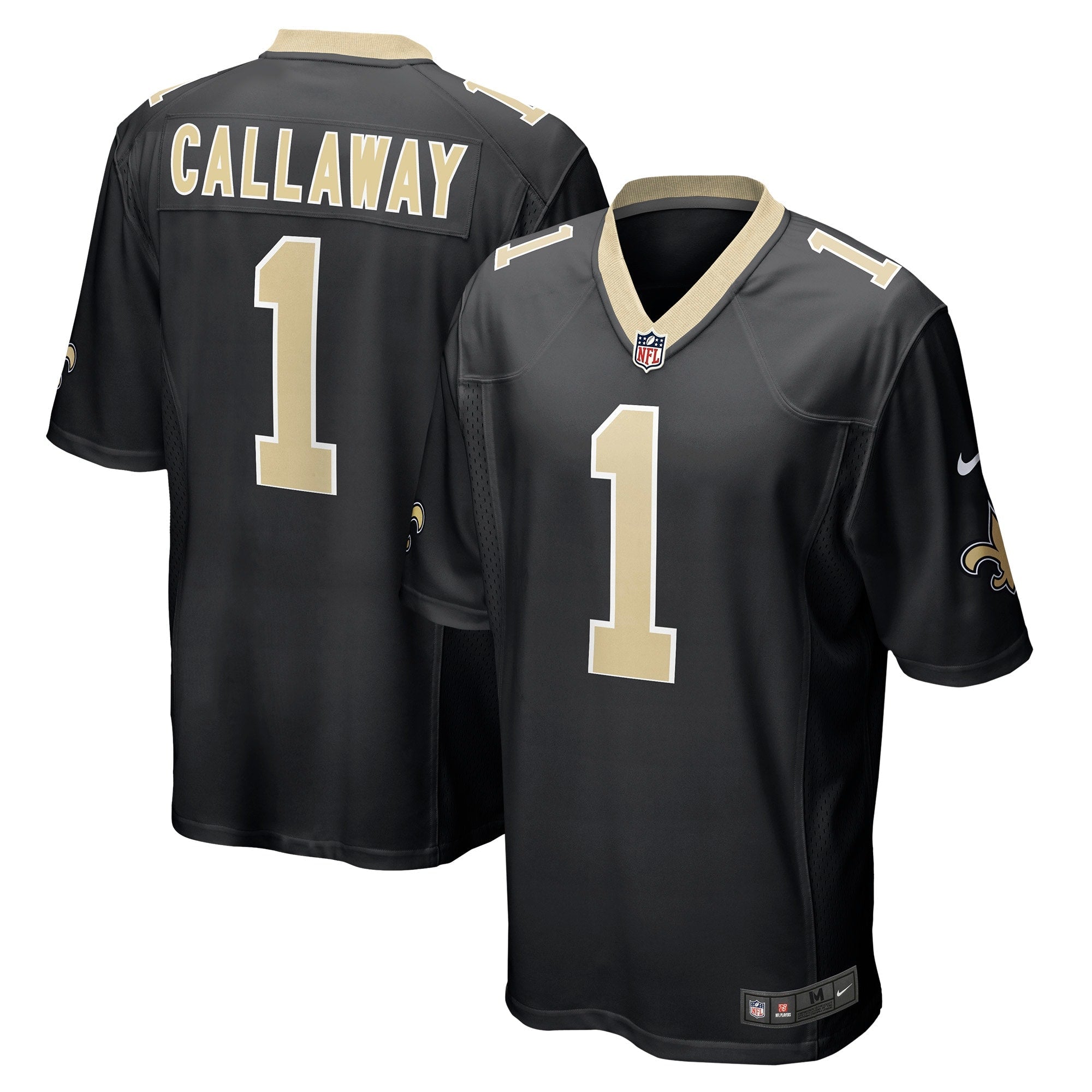 Men s Nike Marquez Callaway Black New Orleans Saints Game Jersey