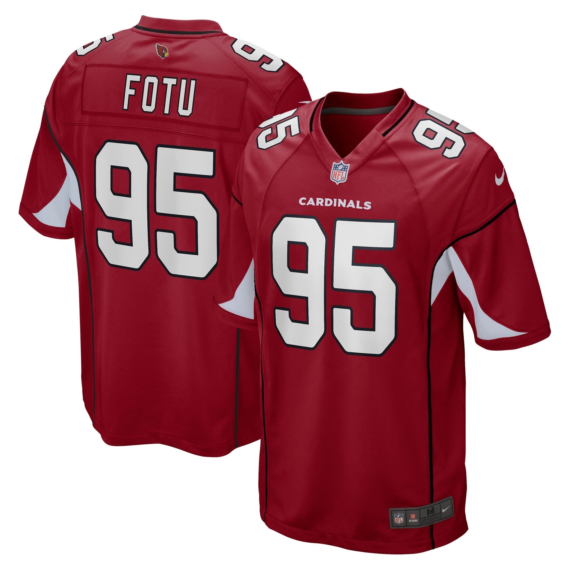 Men s Nike Leki Fotu Cardinal Arizona Cardinals Game Jersey