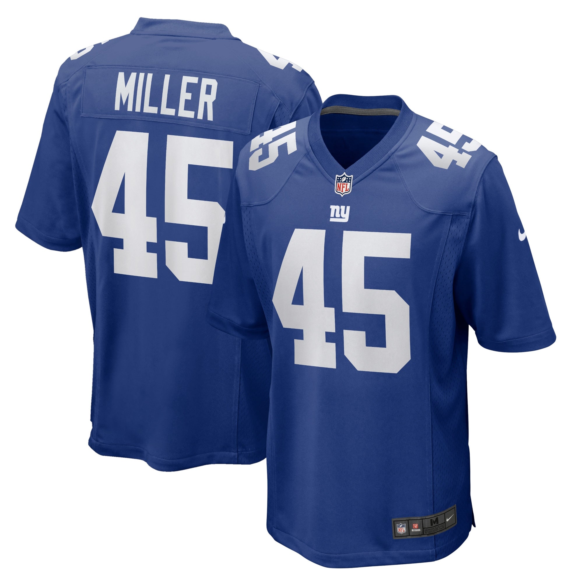 Dre Miller New York Giants Nike Home Game Player Jersey Royal