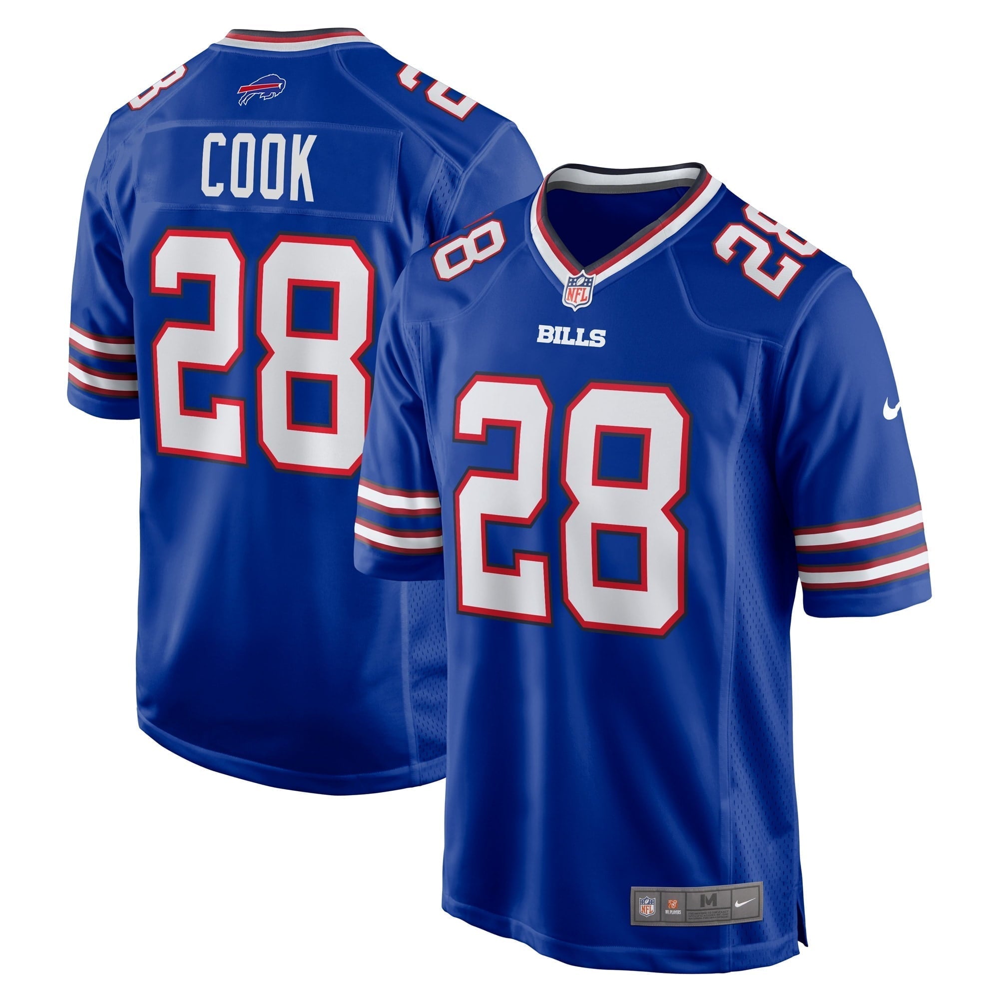 Men s Nike James Cook Royal Buffalo Bills Game Player Jersey