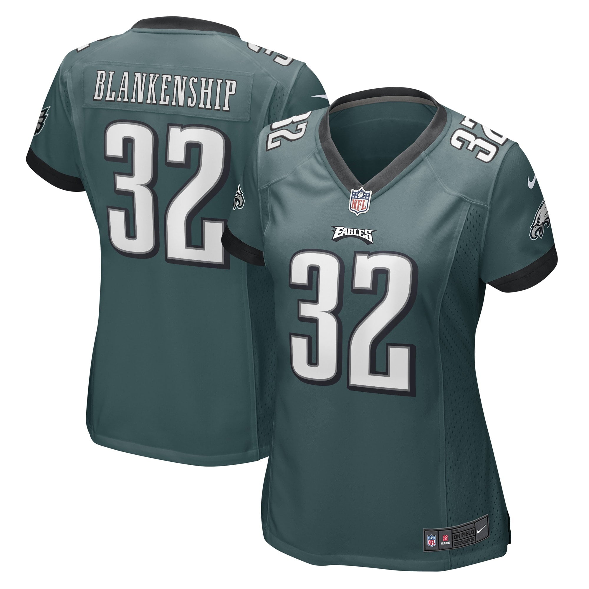 Women s Nike Reed Blankenship Midnight Green Philadelphia Eagles Game Player Jersey