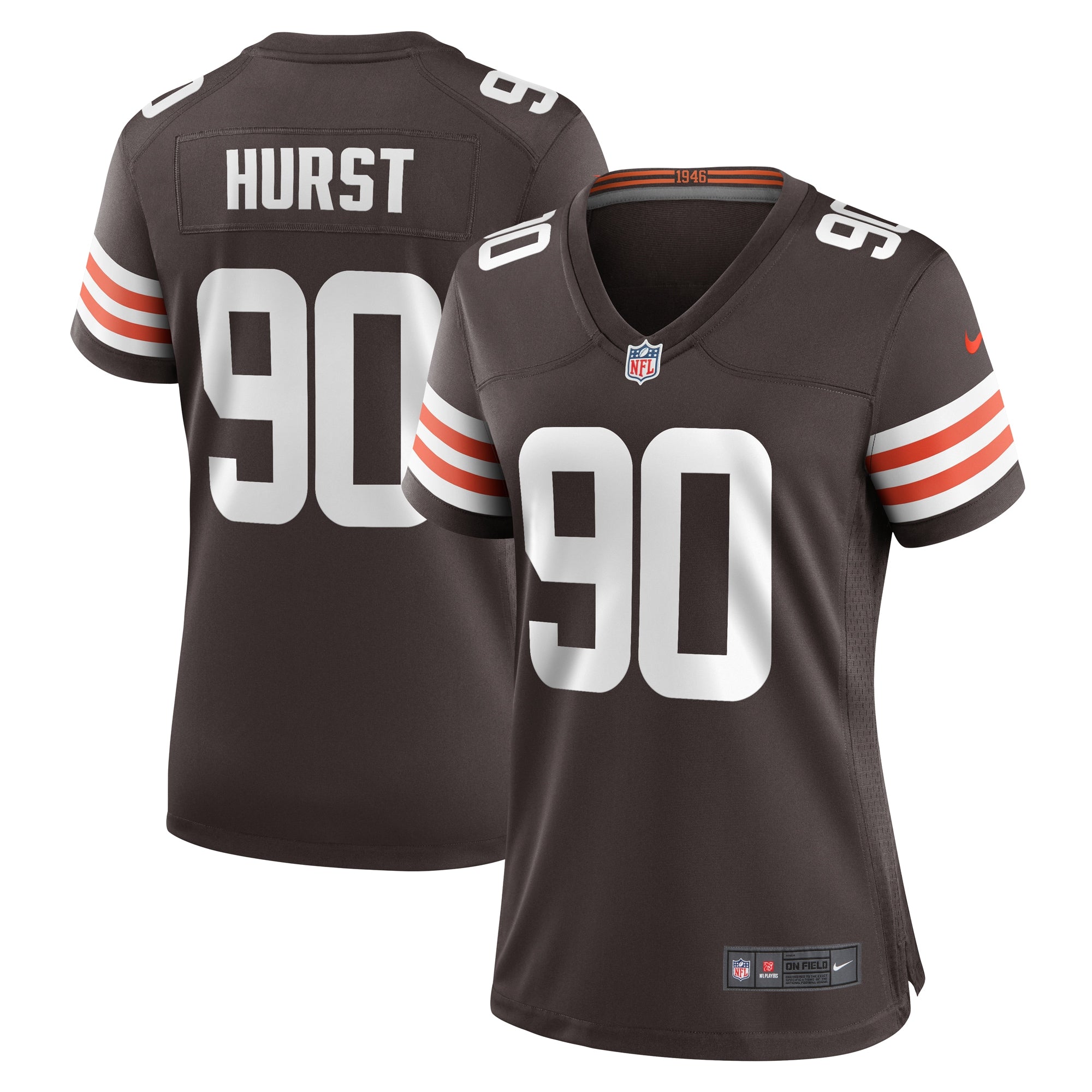 Maurice Hurst Cleveland Browns Nike Women s Nike Women s All Player Jersey   Brown
