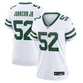 Women s Nike Jermaine Johnson II White New York Jets Legacy Player Game Jersey