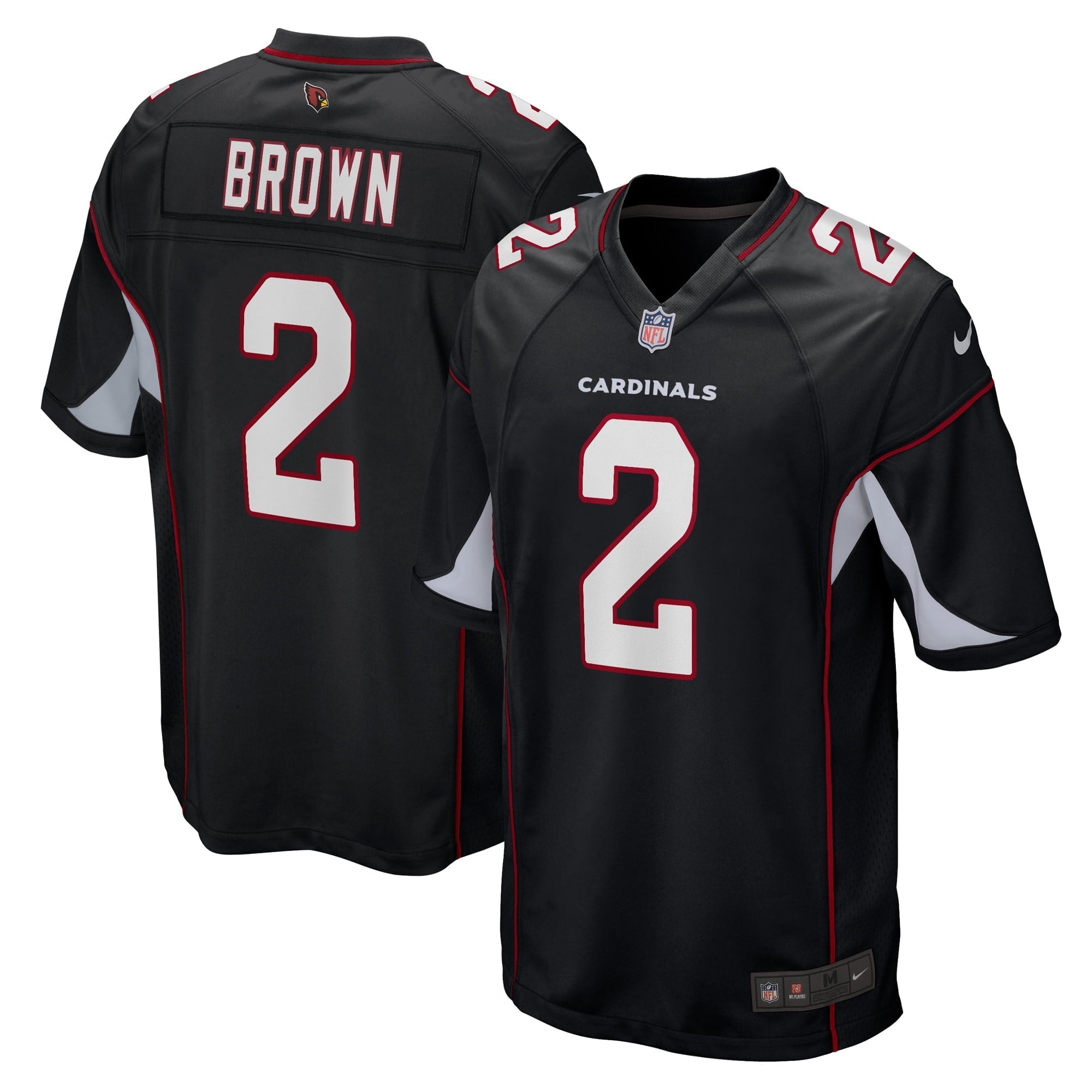 Men s Nike Marquise Brown Black Arizona Cardinals Alternate Game Player Jersey