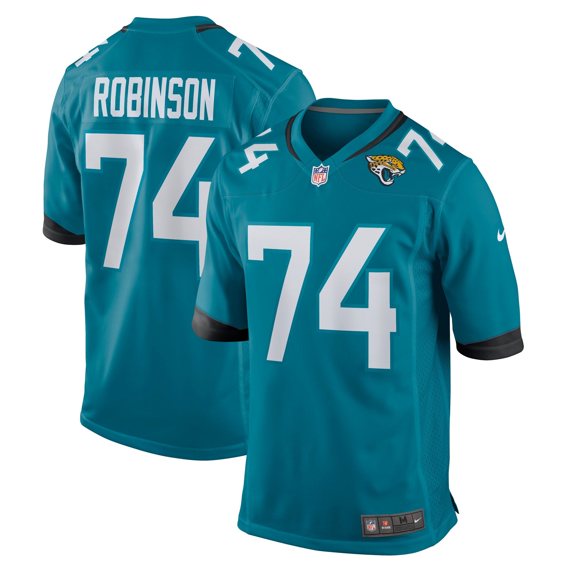 Cam Robinson Jacksonville Jaguars Nike Game Jersey   Teal