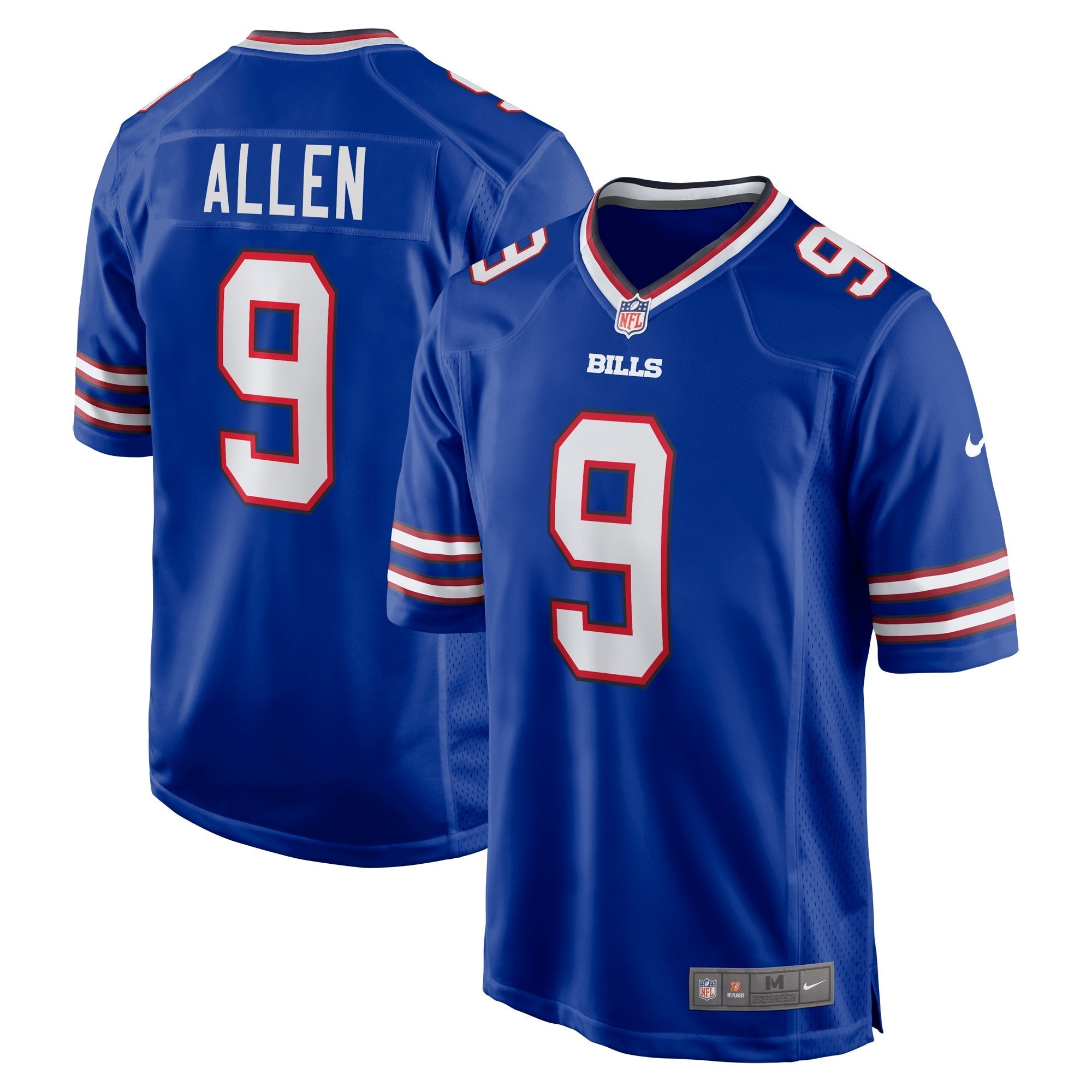 Men s Nike Kyle Allen Royal Buffalo Bills Game Player Jersey