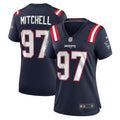 Women s Nike DaMarcus Mitchell Navy New England Patriots Game Player Jersey