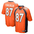 Men s Nike Eric Tomlinson Orange Denver Broncos Game Player Jersey