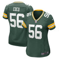 Women s Nike Jack Coco Green Green Bay Packers Game Player Jersey