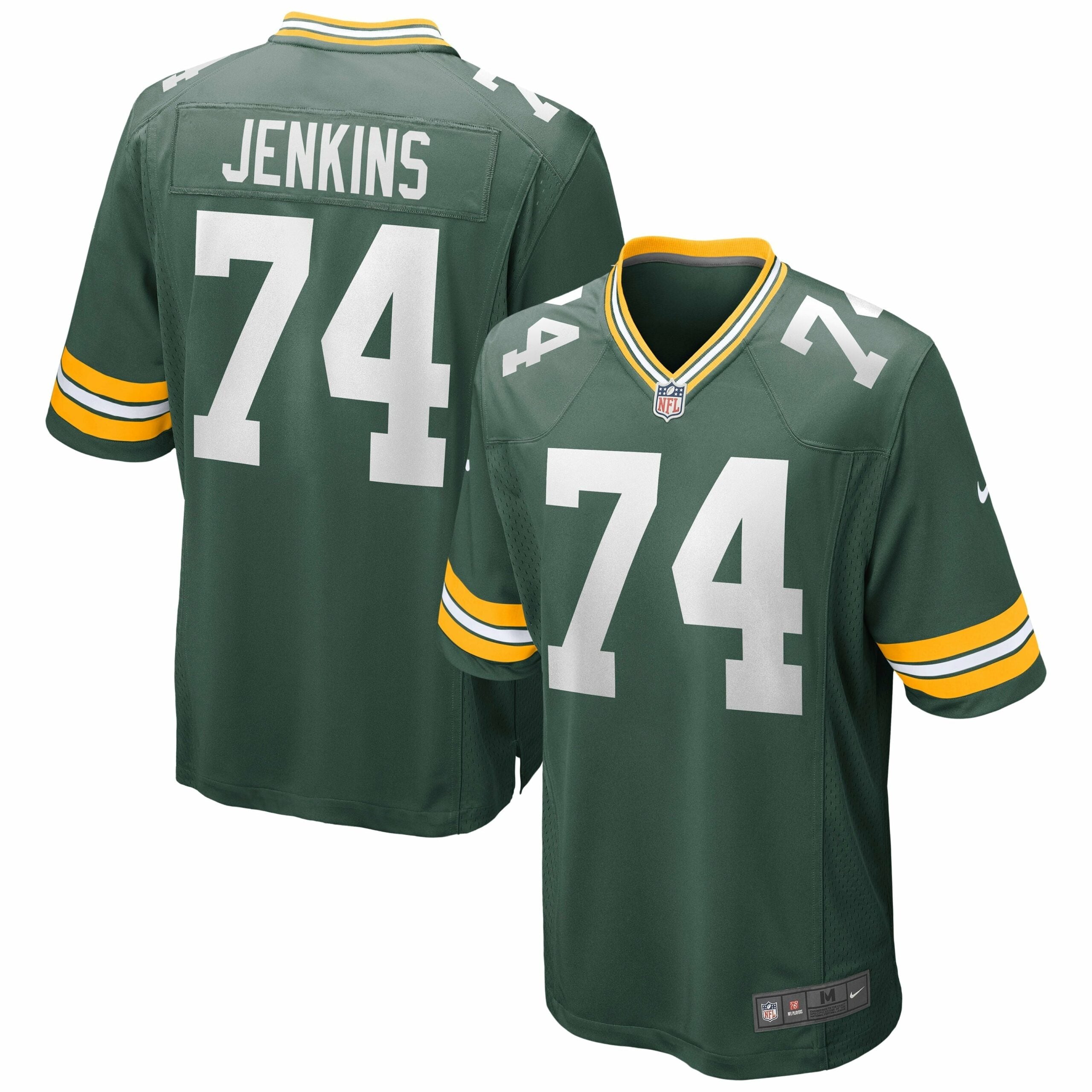 Men s Nike Elgton Jenkins Green Green Bay Packers Game Jersey
