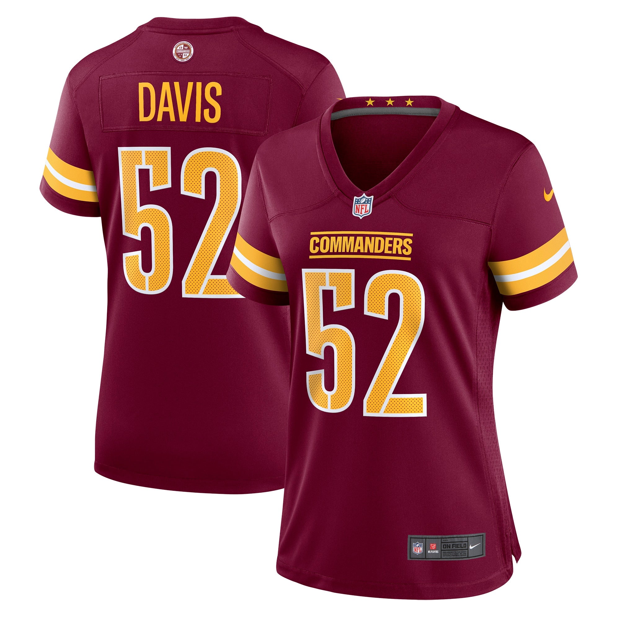 Jamin Davis Washington Commanders Nike Women s Player Game Jersey   Burgundy