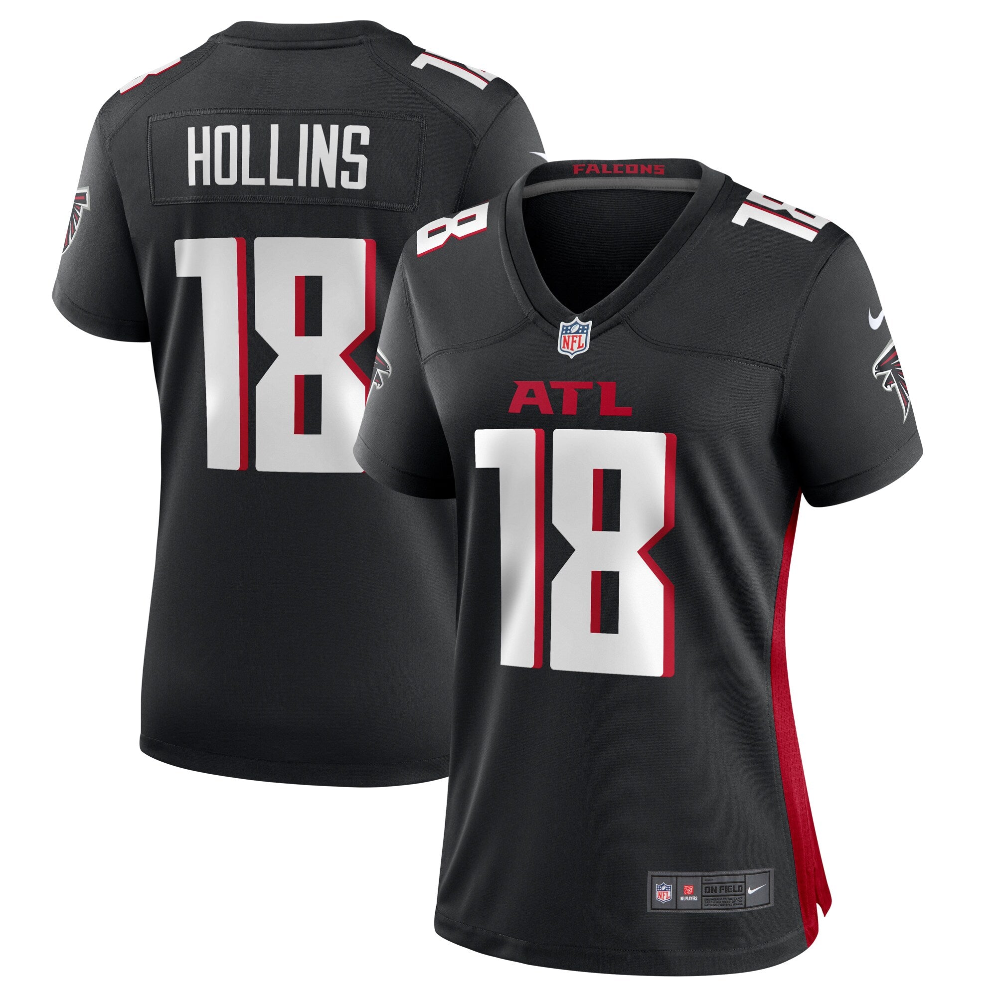 Mack Hollins Atlanta Falcons Nike Women s Game Player Jersey   Black
