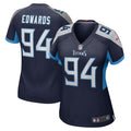 Mario Edwards Tennessee Titans Nike Women s Home Game Player Jersey   Navy