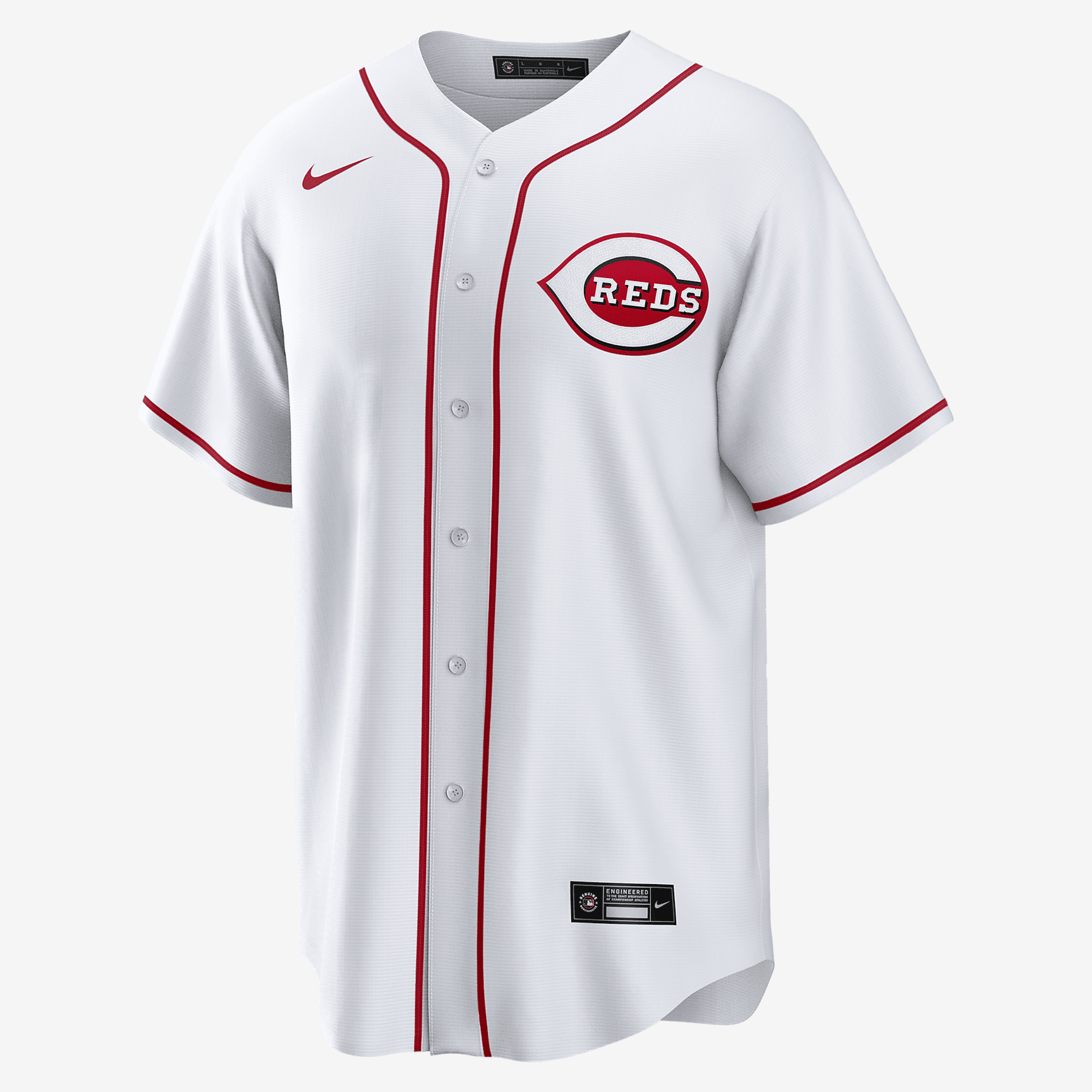 Elly De La Cruz Cincinnati Reds Men's Nike MLB Replica Jersey - White/Red