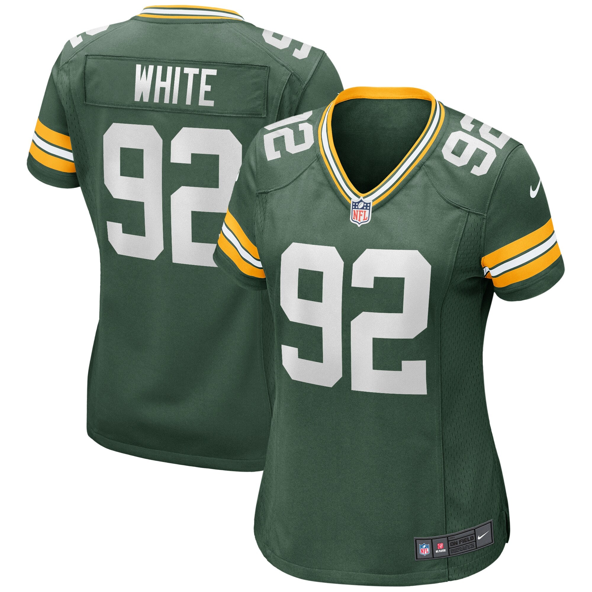 Reggie White Green Bay Packers Nike Women s Game Retired Player Jersey   Green
