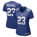Women s Nike Gary Brightwell Royal New York Giants Team Game Player Jersey