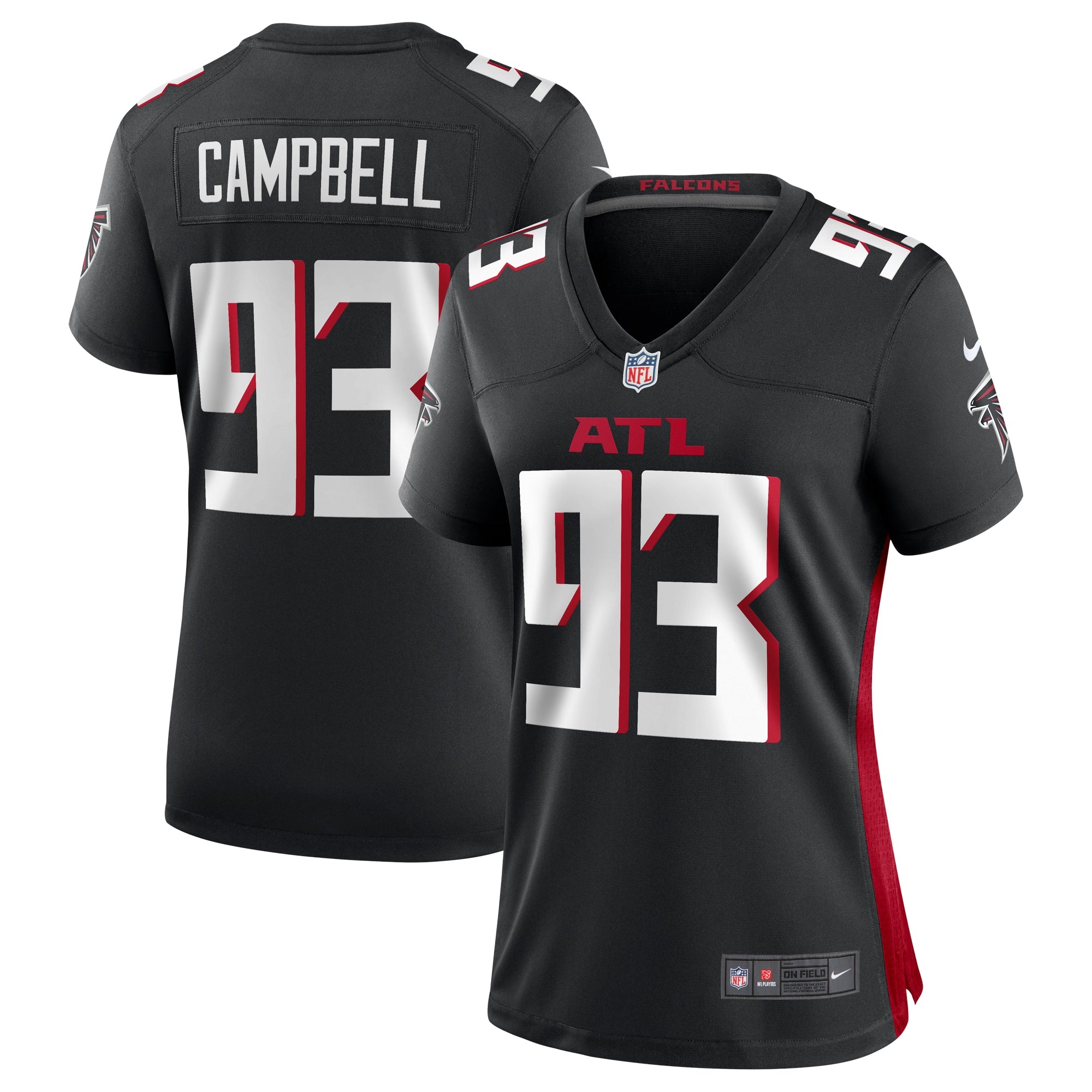 Calais Campbell Atlanta Falcons Nike Women s Game Player Jersey   Red