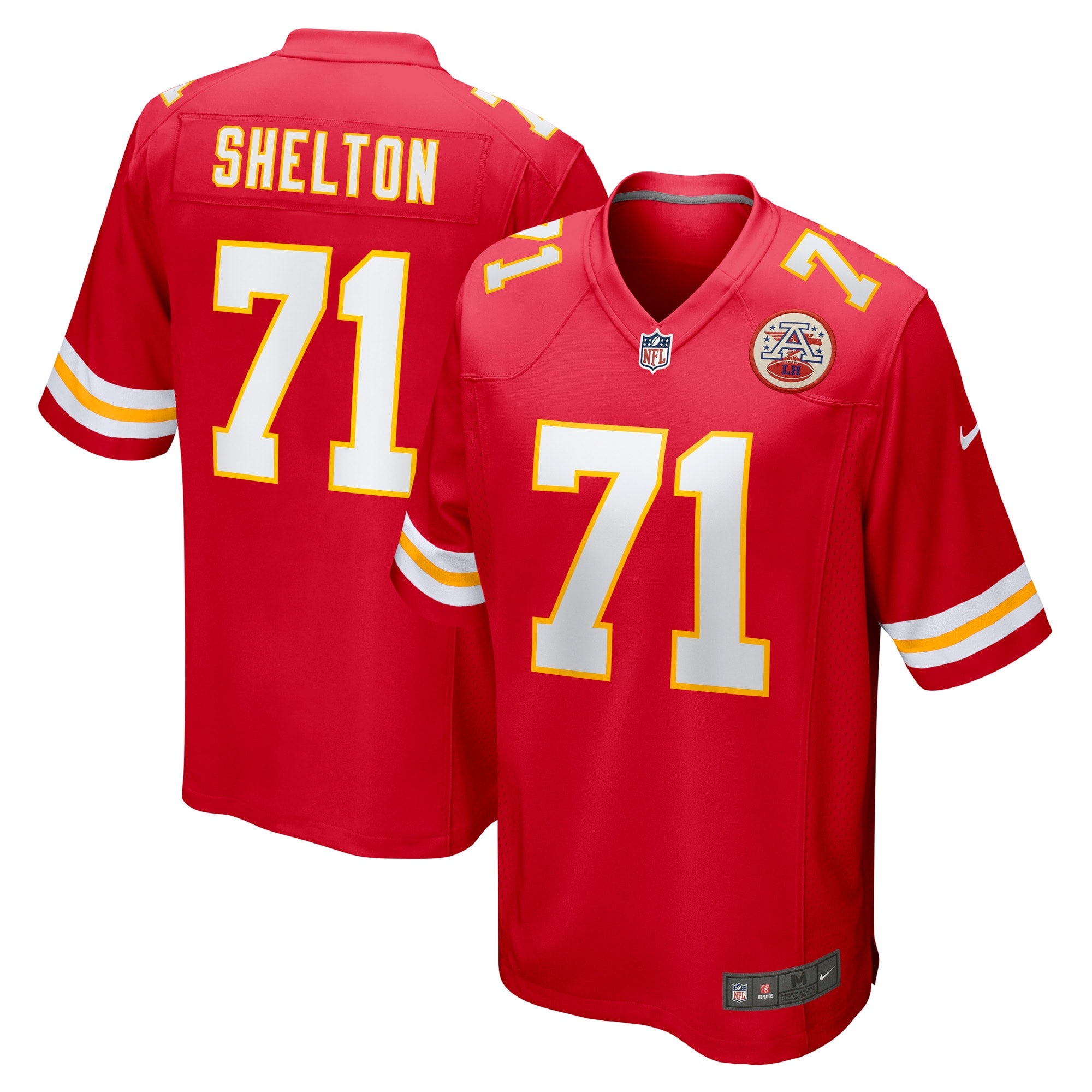Danny Shelton Kansas City Chiefs Nike Game Player Jersey   Red