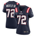 Tyrone Wheatley New England Patriots Nike Women s Team Game Jersey    Navy
