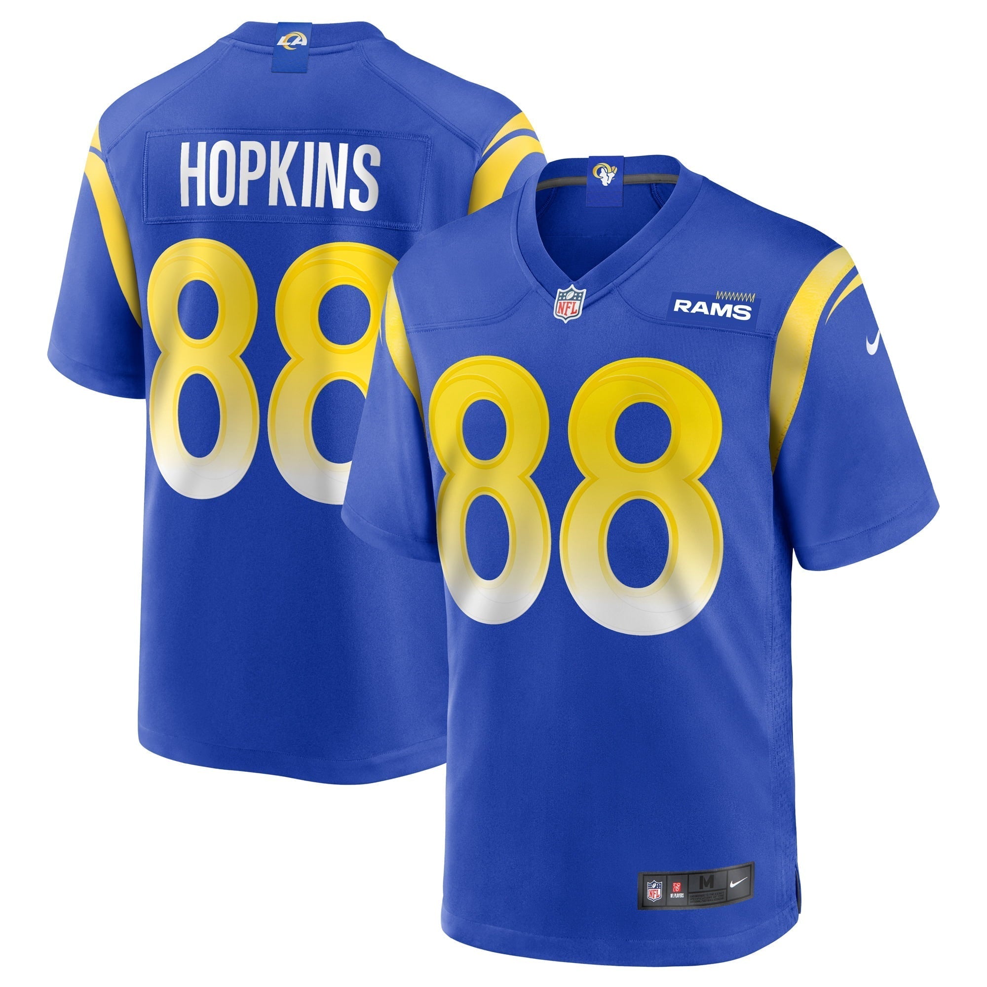 Men s Nike Brycen Hopkins Royal Los Angeles Rams Game Jersey