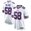 Matt Milano Buffalo Bills Nike Away Game Player Jersey   White