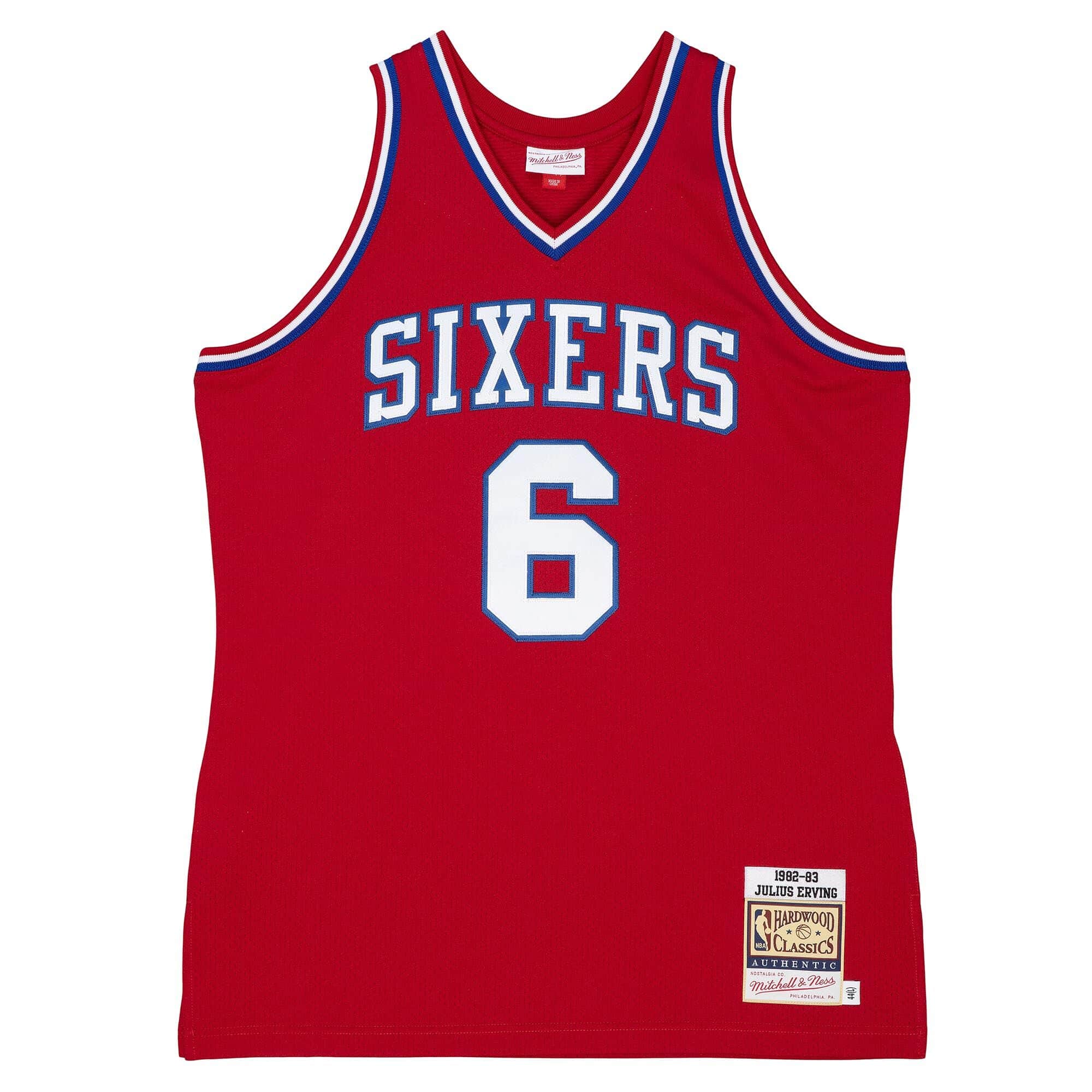 Authentic Julius Erving Philadelphia 76ers 1982-83 Jersey