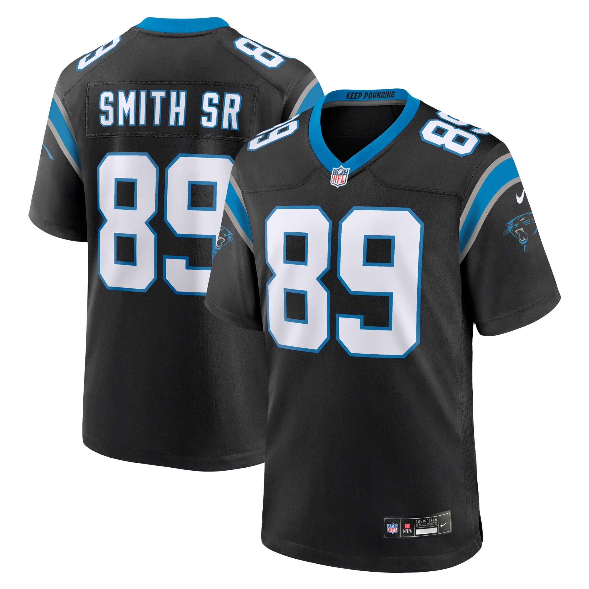 Steve Smith Sr. Carolina Panthers Nike Retired Player Game Jersey   Black