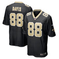 Shaquan Davis New Orleans Saints Nike  Game Jersey   Black