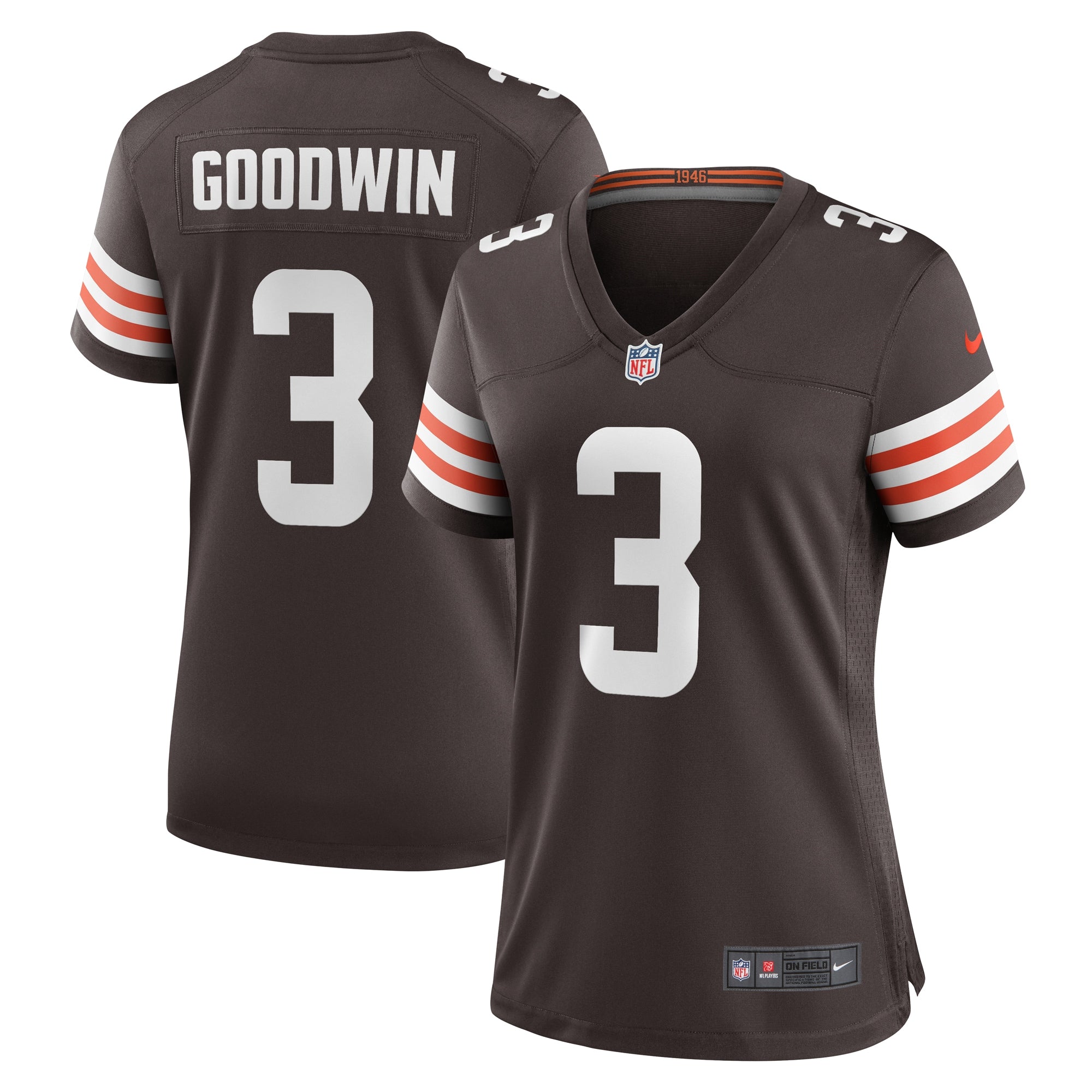 Marquise Goodwin Cleveland Browns Nike Women s Team Game Jersey    Brown