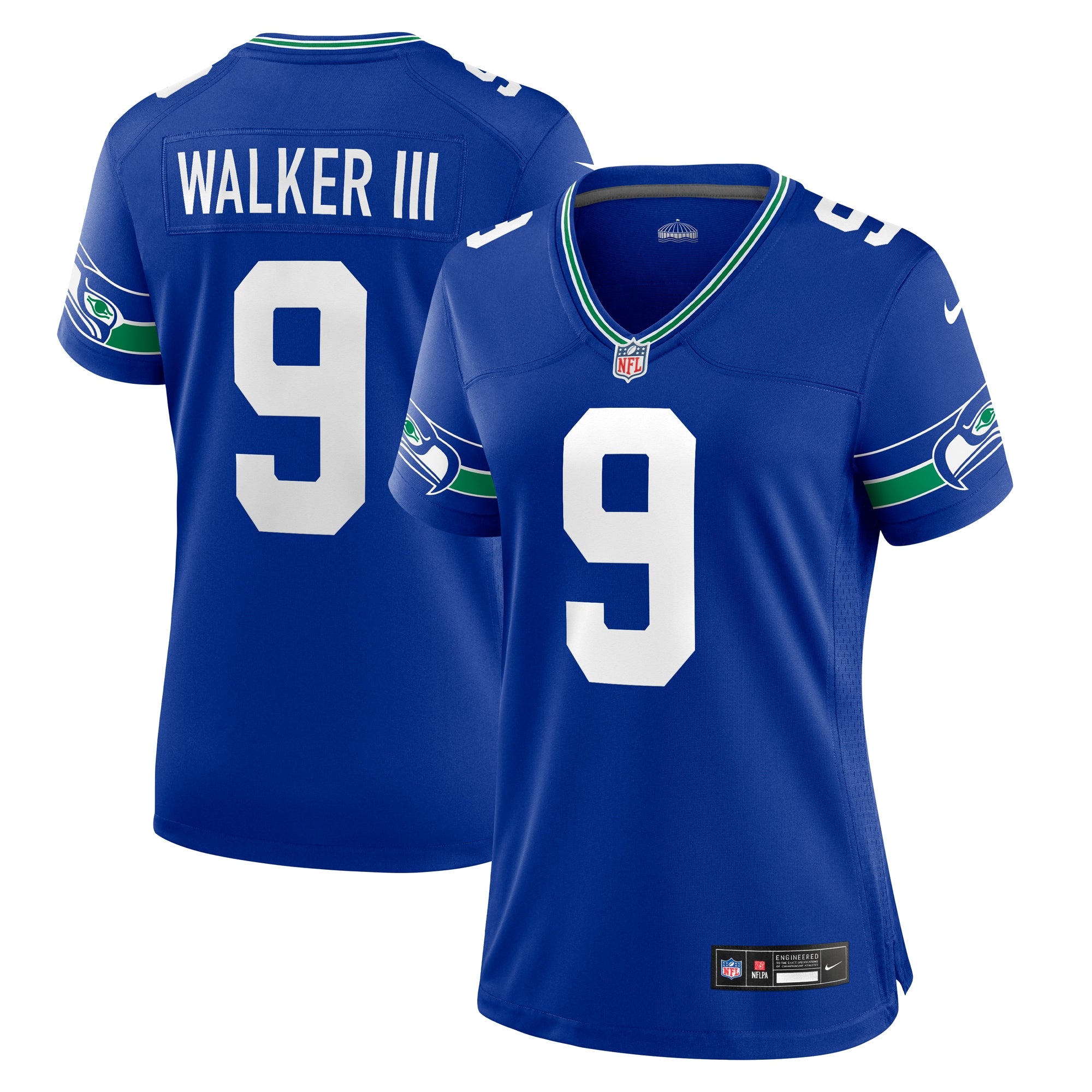 Kenneth Walker III Seattle Seahawks Nike Women s Player Jersey Royal